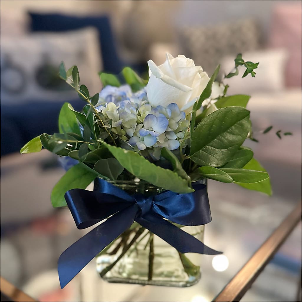 Sky Blue Delight Bouquet –  The Flower Nook Inc, Orlando FL