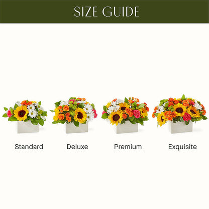 Sun-drenched Blooms Box Bouquet –  The Flower Nook Inc, Orlando FL