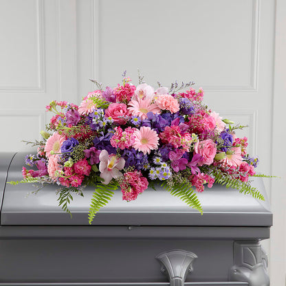 Glorious Garden Casket Spray –  The Flower Nook Inc, Orlando FL