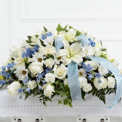 Tender Treasure Casket Spray –  The Flower Nook Inc, Orlando FL