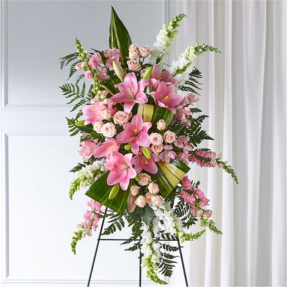 Elegant Embrace Standing Spray –  The Flower Nook Inc, Orlando FL