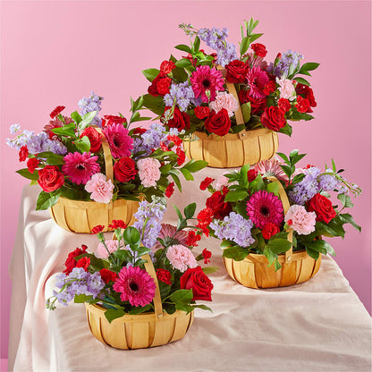 Pink Picnic Basket –  The Flower Nook Inc, Orlando FL