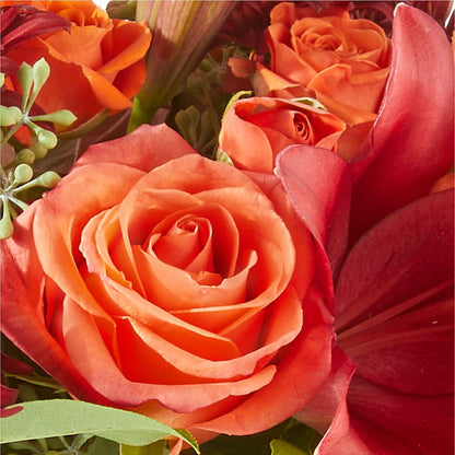 Crimson Leaves Bouquet –  The Flower Nook Inc, Orlando FL