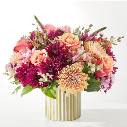 Berry Cobbler Bouquet with Ivory Vase –  The Flower Nook Inc, Orlando FL