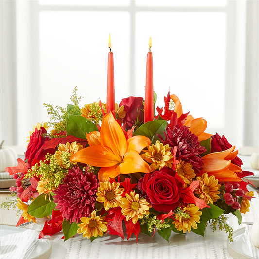 Autumn's Embrace Centerpiece –  The Flower Nook Inc, Orlando FL
