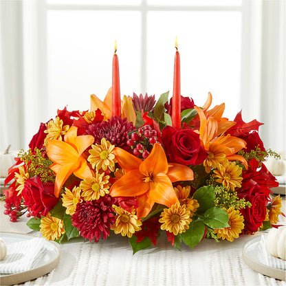 Autumn's Embrace Centerpiece –  The Flower Nook Inc, Orlando FL